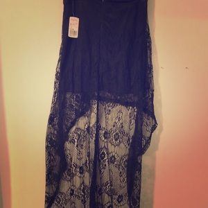 High low lace skirt
